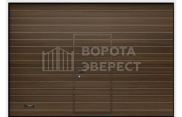 Секционные ворота Алютех с калиткой 2125×27500 ВЭ-3217